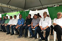 Início moagem na Usina Cruangi/Coaf, com as presenças de Renato Cunha, Presidente do SINDAÇÚCAR/PE, Paulo Câmara, Governador de Pernambuco, Associação dos Fornecedores de Cana de Pernambuco, Sindicato dos Cultivadores de Cana, dia 04/setembro/2018