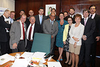 Renato Cunha, Presidente do SINDAÇÚCAR/PE, participando de reunião com a Ministra Kátia Abreu em Brasília/DF, no último dia 12 de agosto