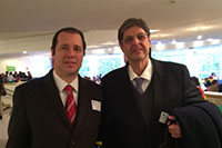 Renato Cunha Presidente do SINDAÇÚCAR e Marcos Antonio Dourado da Usina Ipojuca no Parlamento Europeu tratando sobre comércio internacional /></a><br />
<a href=