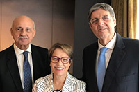 
Negociações exitosas para o Brasil entre  Mercosul e União Europeia. Participando Renato Cunha, Presidente do SINDAÇÚCAR/PE, Tereza Cristina, Ministra da Agricultura e </br>Pedro Robério do SINDAÇÚCAR/AL, em Bruxelas/Bélgica, dia 26/junho/2019