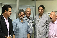 
Renato Cunha, Presidente do SINDAÇÚCAR/PE, participando da Convenção Coletiva de Trabalho dos Canavieiros com a presença do Dr. Geovane Freitas, Superintendente do Trabalho em Pernambuco,<br> na Superintendência Regional do Trabalho, dia 17/outubro/2017

