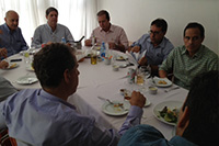Almoço com colegas do SINDAÇÚCAR-AL e SINDAÇÚCAR-PE em Maceió