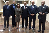 No Centro de Convenções em Maceió/AL, Ministro Armando Monteiro e Presidentes Renato Cunha, Pedro Robério e José Carlos Lyra, participando de evento promovido pela Federação das industrias do<br/> Estado de Alagoas/FIEA 