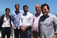 
Em visita ao Porto de Suape, o Presidente Renato Cunha e Superintendente Marcelo Guerra do SINDAÇÚCAR/PE, sendo recebidos pelo Presidente Marcos Baptista e Equipe, dia 09/março/2018