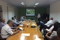 Fórum Ambiental SINDAÇÚCAR/PE, com as presenças dos Professores Valmar Correa de Andrade e Luiz Carlos Marangon, Pesquisadora Francis Lacerda do IPA, entre outros, realizado dia 14/dezembro/2015