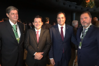 Na Arcádia Paço Alfândega, Renato Cunha, Presidente do SINDAÇÚCAR/PE, participa da abertura do Fórum Nordeste 2019, com as presenças do Governador de Pernambuco, Paulo Câmara, Prefeito do Recife, Geraldo Júlio, Presidente do Grupo EQM, Eduardo Monteiro, entre outros, dia 16/setembro/2019