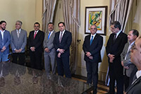 
Renato Cunha, Presidente do SINDAÇÚCAR/PE, presente na posse no Palácio do Campos das Princesas de Dr. Fernando Jucá na FACEPE vinculada a Secretaria de Ciência e Tecnologia de Pernambuco,</br> que tem a frente o Deputado Estadual Aluisio Lessa, dia 15/julho/2019